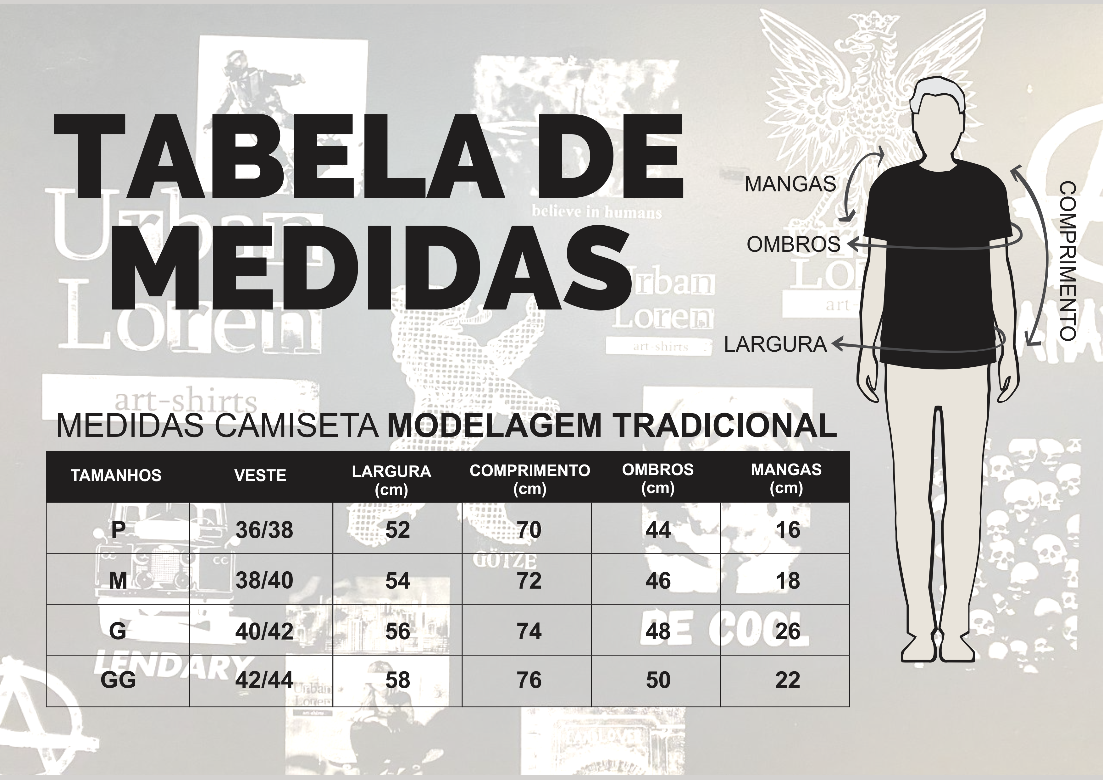 Tabela de Medidas
